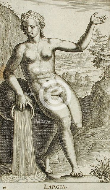 Largia, 1587. Creator: Philip Galle.