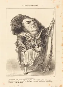 Larochejacquelein, 1849. Creator: Honore Daumier