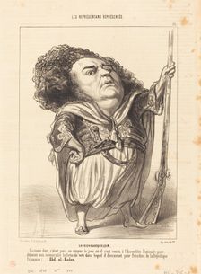 Larochejacquelein, 1849. Creator: Honore Daumier