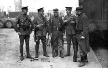 'L'Armee Britannique; Rouen est, en France, la premiere base de l'armee Britannique 1914. Creator: Unknown