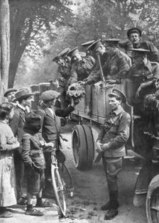 L'Armee Britannique; sur nos routes de France 1914. Creator: Unknown