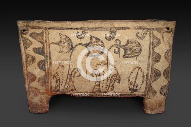 Larnax (coffin), Late Minoan IIIA Period, c1400 - c1300 BC. Artist: Unknown.
