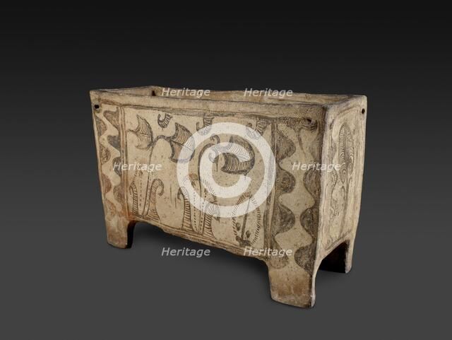 Larnax (coffin), Late Minoan IIIA Period, c1400 - c1300 BC. Artist: Unknown.