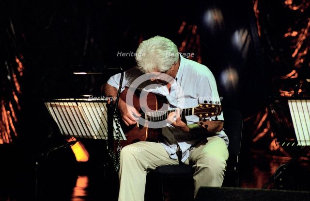 Larry Coryell, Brecon Jazz Festival, August 2004. Artist: Brian O'Connor.