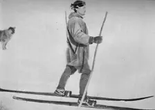 Lars Pettersen on Snow Shoes c1893-1896, (1897)