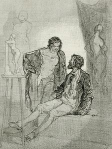 L'Art, 1856. Creator: Félicien Rops