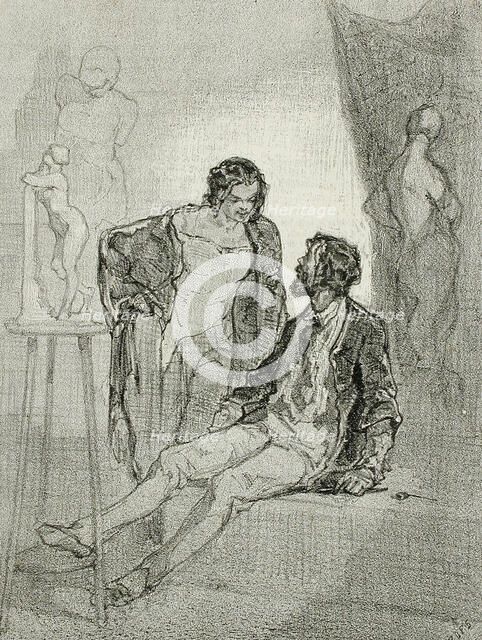 L'Art, 1856. Creator: Félicien Rops.