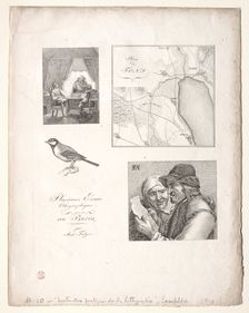Lart de la litographie:Four Subjects after Falger. Creator: Alois Senefelder (German, 1771-1834)