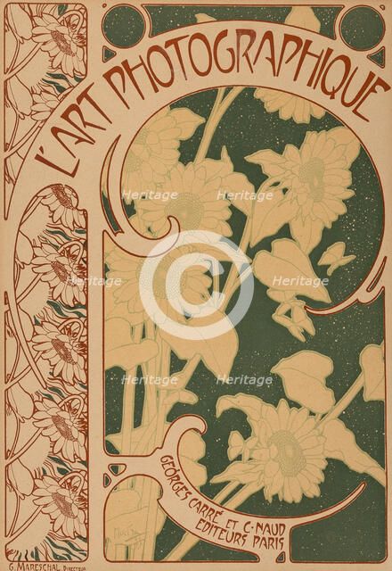 L'Art Photographique No. 10, 1900. Creator: Mucha, Alfons Marie (1860-1939).