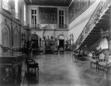 Larz Anderson house, Washington, D.C. - ballroom, between 1890 and 1950. Creator: Frances Benjamin Johnston