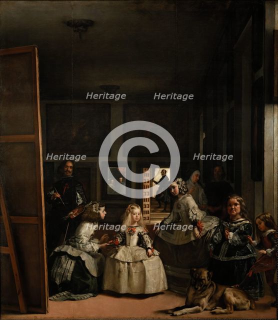 Las Meninas, between 1656 and 1657. Creator: Diego Velasquez.