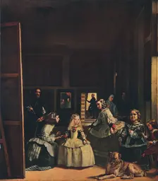 Las Meninas, or The Family of Felipe IV c1656. Artist: Diego Velasquez