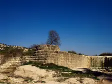 Las Barcinas Roman dam, Deifontes, province of Granada, Andalusia, Spain (2002). Creator: LTL