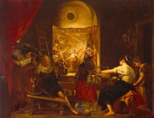 Las Hilanderas, (c1644-1658), c1857. Creator: Edwin Long