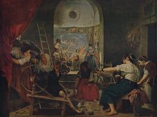 Las Hilanderas (The Spinners), 1657, (c1934). Artist: Diego Velasquez