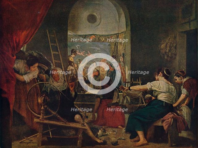 'Las Hilanderas', (The Spinners), 1657, (c1934).  Artist: Diego Velasquez.