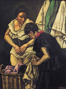 Las Lavanderas 1931. Creator: José Gutiérrez Solana