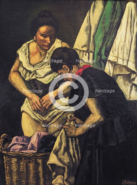 'Las Lavanderas', 1931. Creator: José Gutiérrez Solana.
