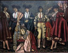 Las senoritas toreras 1933. Creator: José Gutiérrez Solana