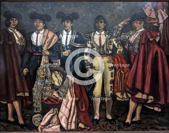 'Las senoritas toreras', 1933.  Creator: José Gutiérrez Solana.