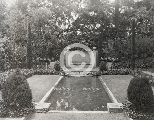 "Las Tejas," Oakleigh Thorne house, 170 Picacho Road, Montecito, California, 1923. Creator: Frances Benjamin Johnston.