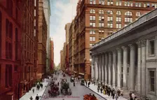 LaSalle Street, Chicago, Illinois, USA, 1910