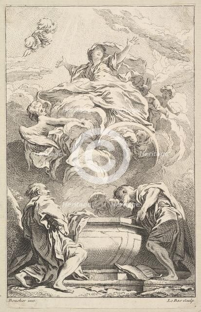 L'Assomption. Creator: Jacques Philippe Le Bas.