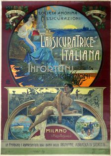 L'Assicuratrice Italiana, c1905. Creator: Ballerio, Osvaldo (1870-1942)