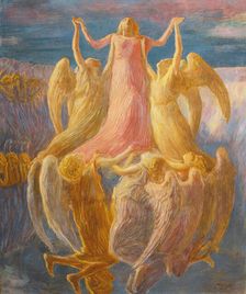 L'assunzione, c. 1903. Creator: Previati, Gaetano (1852-1920)