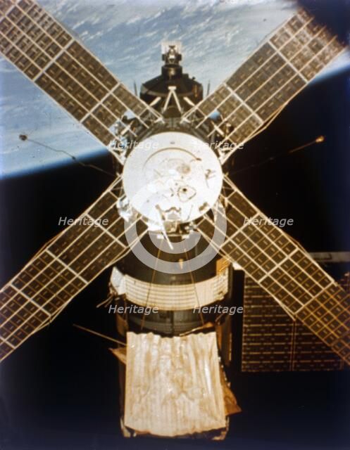 Last view of Skylab, 1974. Creator: NASA.