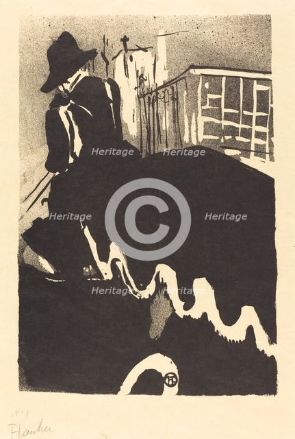 Last Ballad (Ultime ballade), 1893. Creator: Henri de Toulouse-Lautrec.