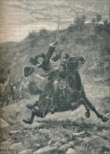 Last charge of Viscount Dundee at the Battle of Killiecrankie, Scotland, 1689 (1905). Artist: Stanley Berkeley