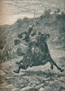 Last charge of Viscount Dundee at the Battle of Killiecrankie, Scotland, 1689 (1905). Artist: Stanley Berkeley