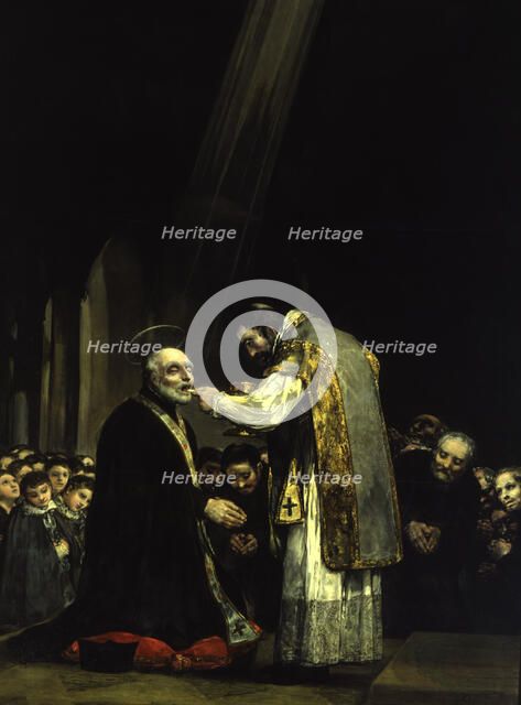 Last Communion of St. Joseph Calasanz' by Francisco de Goya.