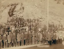 Last Deadwood Coach The last trip of the famous Stage Dec 28, 90, 1890. Creator: John C. H. Grabill