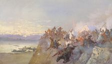 Last Defeat of Khan Kuchum, 19th century. Creator: Nikolay Nikolaevich Karazin