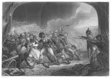 Last Effort and Fall of Tippoo Sultan 1799, (mid-19th century). Creator: Unknown