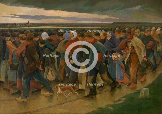 Last Eyesight, 1896. Creator: Eugene Laermans.