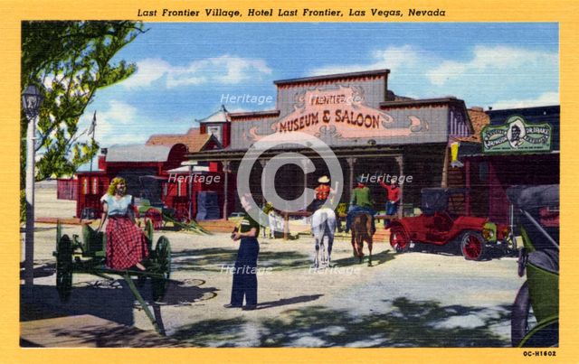 Last Frontier Village, Hotel Last Frontier, Las Vegas, Nevada, USA, 1950. Artist: Unknown