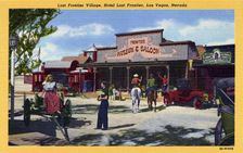 Last Frontier Village, Hotel Last Frontier, Las Vegas, Nevada, USA, 1950