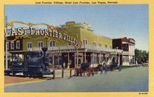 Last Frontier Village, Hotel Last Frontier, Las Vegas, Nevada postcard, 1950