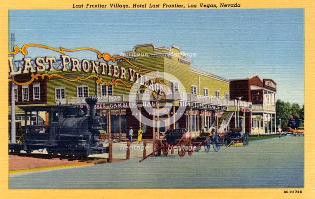 'Last Frontier Village, Hotel Last Frontier, Las Vegas, Nevada', postcard, 1950. Artist: Unknown