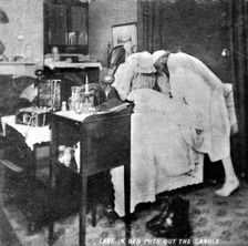 Last in bed puts out the candle late 19th century