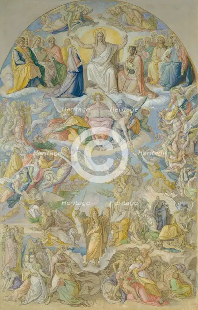 Last Judgement, c1840. Creator: Peter von Cornelius.