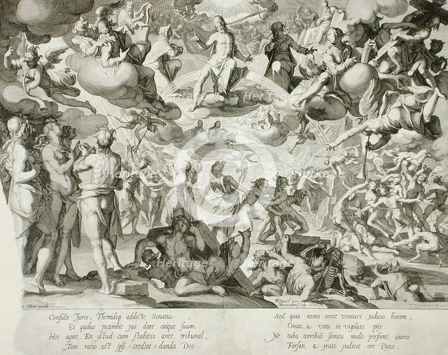 Last Judgment, 1607. Creator: Willem van Swanenburg.