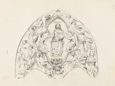 Last Judgment, Lincoln Cathedral, published 1829. Creator: W Walton