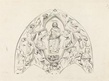 Last Judgment, Lincoln Cathedral, published 1829. Creator: W Walton
