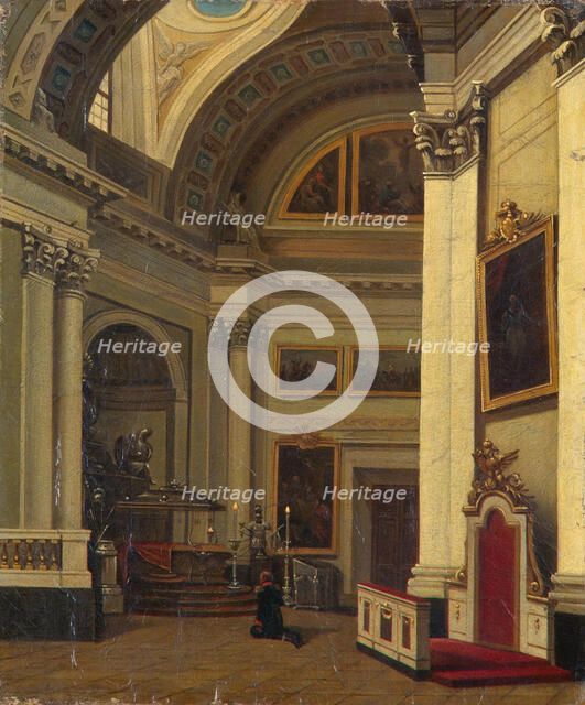 Last Minutes of Emperor Alexander I's Stay in St Petersburg on 1 September 1825, after 1825.