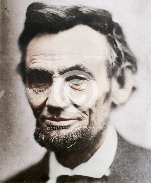 Last photograph of Abraham Lincoln, (1809-1865), April 1865. Artist: Unknown