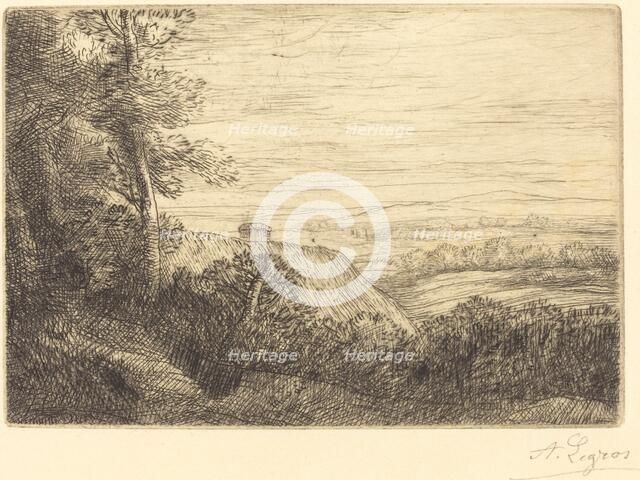 Last Rays (Les derniers rayons). Creator: Alphonse Legros.
